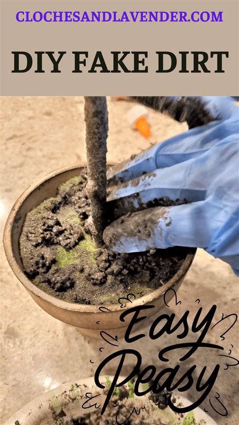 fake dirt on clothes